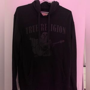 Black true religion hoodie